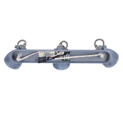 Bodové stropní industriální osvětlení ASH - 3xGU10, 40W, matné šedé