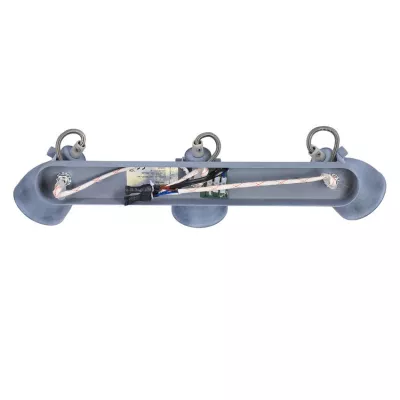 Bodové stropní industriální osvětlení ASH - 3xGU10, 40W, matné šedé