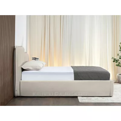 Designová postel 160x200 KANANI - béžová