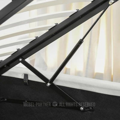 Designová postel 160x200 KANANI - béžová