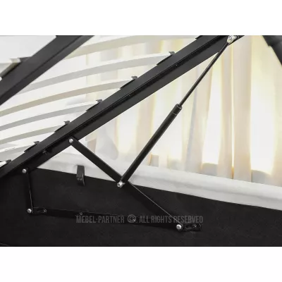 Designová postel 160x200 KANANI - béžová