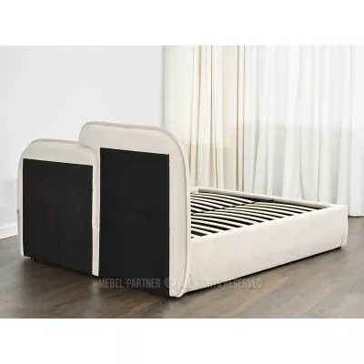 Designová postel 160x200 KANANI - béžová