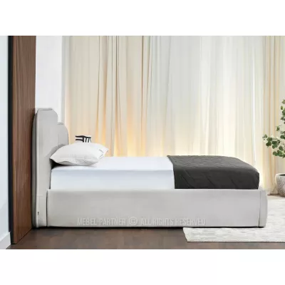 Designová postel 160x200 KANANI - šedá