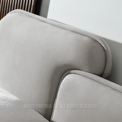 Designová postel 160x200 KANANI - šedá