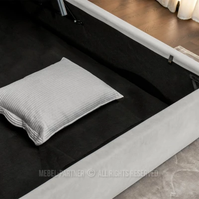 Designová postel 160x200 KANANI - šedá