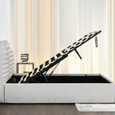 Designová postel 160x200 KANANI - šedá