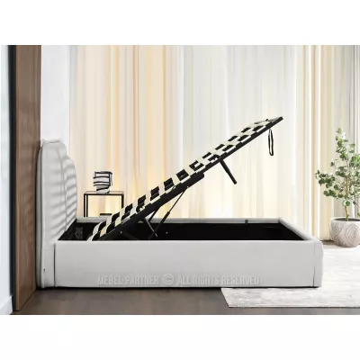 Designová postel 160x200 KANANI - šedá