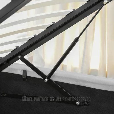 Designová postel 160x200 KANANI - šedá