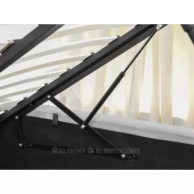 Designová postel 160x200 KANANI - šedá