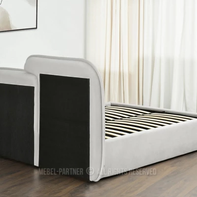 Designová postel 160x200 KANANI - šedá