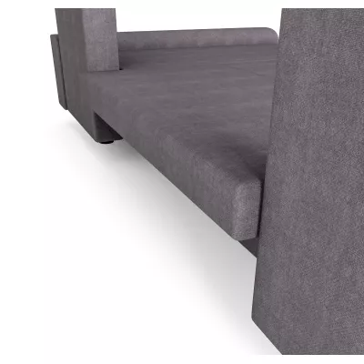 Moderní rohová sedačka HORTENZIE - světle hnědá / hnědá