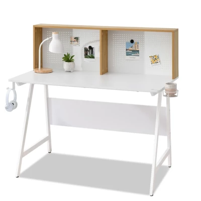 Psací stůl OJANY - bílý / dub