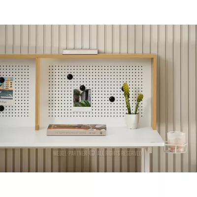 Psací stůl OJANY - bílý / dub