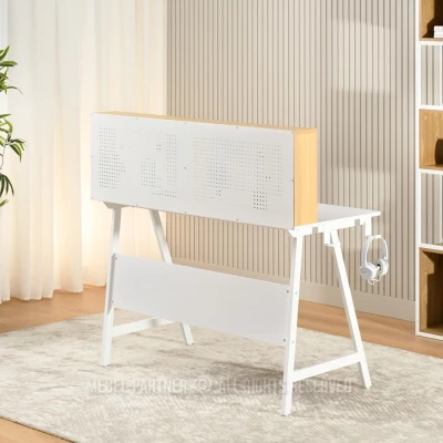 Psací stůl OJANY - bílý / dub