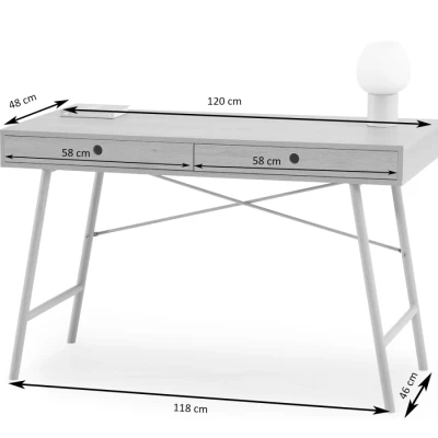 Psací stůl BARAK - dub