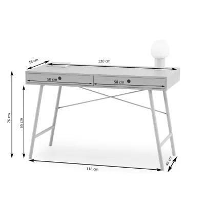 Psací stůl BARAK - dub