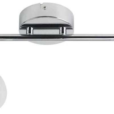 LED moderní stropní bodové osvětlení AURELION - 2x4W, 3000K (teplá bílá), chromované