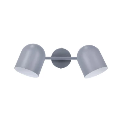 Nástěnné / stropní bodové osvětlení AZURO - 2xE27, 40W, matné šedé