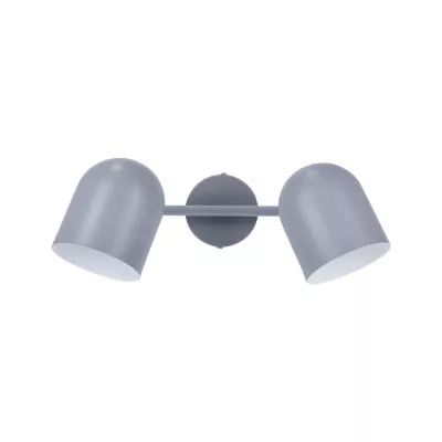 Nástěnné / stropní bodové osvětlení AZURO - 2xE27, 40W, matné šedé