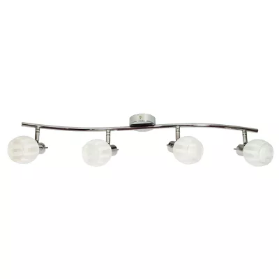 Stropní bodové svítidlo BARS - 4xG9, 40W, chromované / čiré