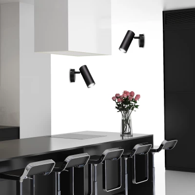 Nástěnné bodové svítidlo COLLY - 1xGU10, 15W, černé