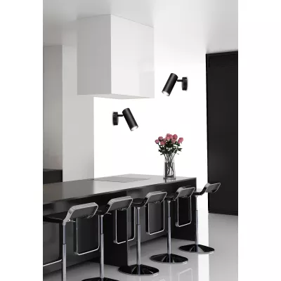 Nástěnné bodové svítidlo COLLY - 1xGU10, 15W, černé