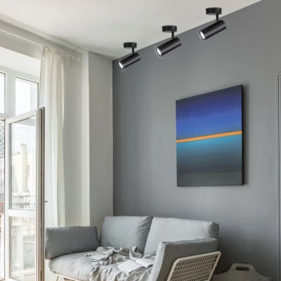 Nástěnné bodové svítidlo COLLY - 1xGU10, 15W, černé