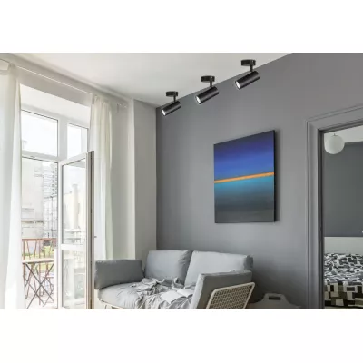 Nástěnné bodové svítidlo COLLY - 1xGU10, 15W, černé