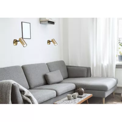 Nástěnné bodové svítidlo COLLY - 1xGU10, 15W, mosazné