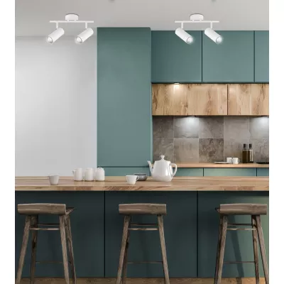 Stropní bodové svítidlo COLLY - 2xGU10, 15W, bílé