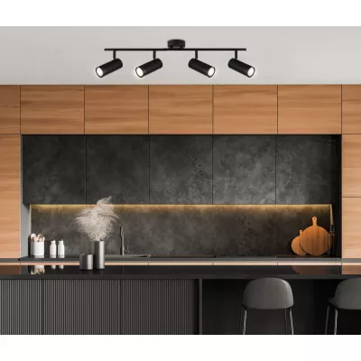 Stropní bodové svítidlo COLLY - 4xGU10, 15W, černé