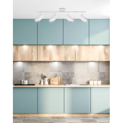 Stropní bodové svítidlo COLLY - 4xGU10, 15W, bílé