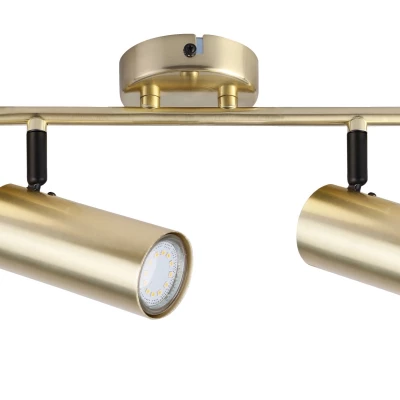 Stropní bodové svítidlo COLLY - 4xGU10, 15W, mosazné