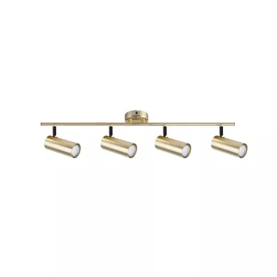 Stropní bodové svítidlo COLLY - 4xGU10, 15W, mosazné