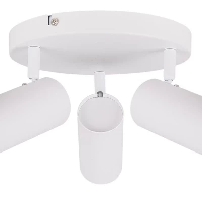 Stropní bodové kulaté svítidlo COLLY - 3xGU10, 15W, bílé