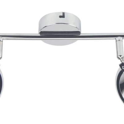 Nástěnné / stropní bodové LED světlo CELT - 2x6W, 3000K (teplá bílá), chromované