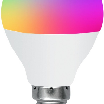 Stmívatelná LED žárovka, E14, P45, 3W, 250lm, teplá bílá, RGB, dálkový ovladač