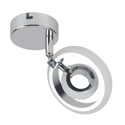 Nástěnné bodové LED světlo CELT - 1x6W, 3000K (teplá bílá), chromované