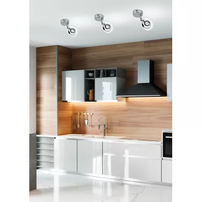 Nástěnné bodové LED světlo CELT - 1x6W, 3000K (teplá bílá), chromované