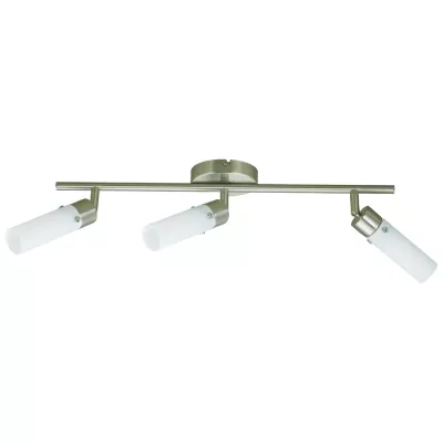 Stropní bodové osvětlení CONCORDIA - 3xE14, 9W, stříbrné / bílé