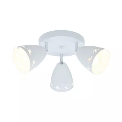 Moderní bodové stropní svítidlo COTY - 3xE14, 40W, kulaté, bílé