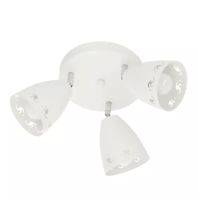 Moderní bodové stropní svítidlo COTY - 3xE14, 40W, kulaté, bílé
