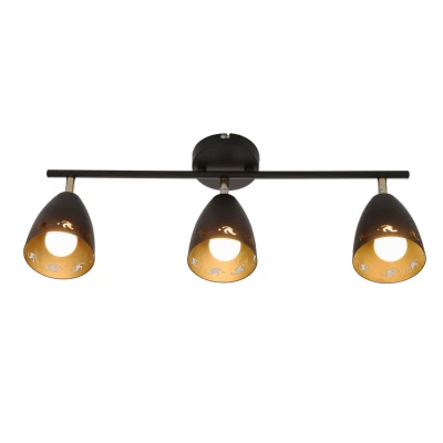 Moderní bodové stropní svítidlo COTY - 3xE14, 40W, černé