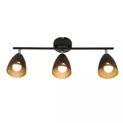 Moderní bodové stropní svítidlo COTY - 3xE14, 40W, černé