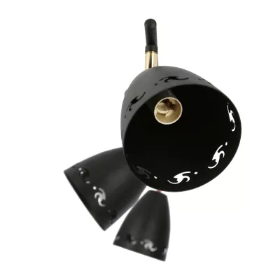 Moderní bodové stropní svítidlo COTY - 3xE14, 40W, černé