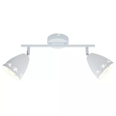 Moderní bodové nástěnné / stropní svítidlo COTY - 2xE14, 40W, bílé