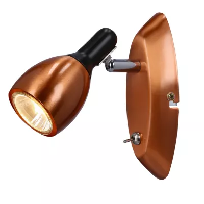 Nástěnné bodové osvětlení CROSS - 1xGU10, 50W, měděné