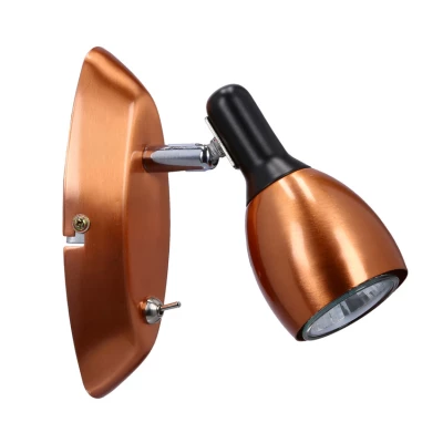 Nástěnné bodové osvětlení CROSS - 1xGU10, 50W, měděné