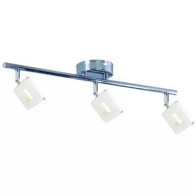 Stropní bodové LED svítidlo CYNTHIA - 3x5W, 3000K (teplá bílá), chromované