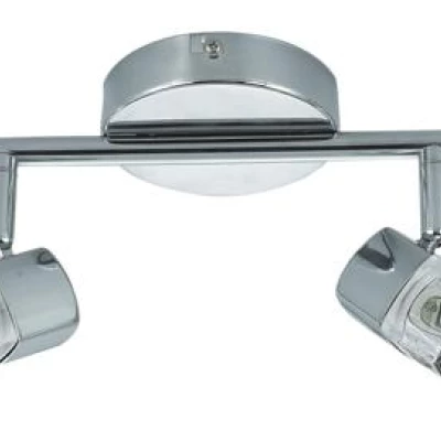 Stropní bodové osvětlení DIAMENT - 4xG9, 40W, chromované / čiré